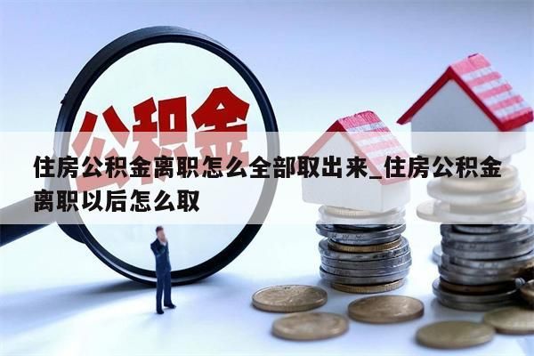 住房公积金离职怎么全部取出来_住房公积金离职以后怎么取